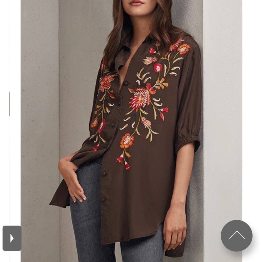 Johnny Was Silk Tunic